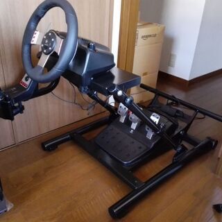 ハンドルコントローラーG27 取り付け台GTD-SS ソフトGRID AUTOSPORT セット　超美品