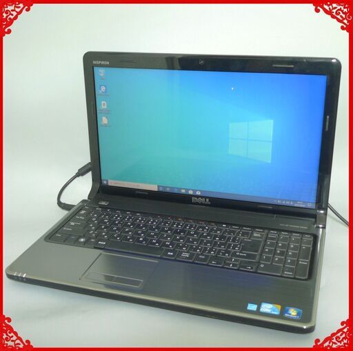 中古美品 ブルー 青 ノートパソコン 15.6型ワイド DELL デル INSPIRON 1564 Core i3 4GB 750GB DVDマルチ 無線LAN webカメラ Office