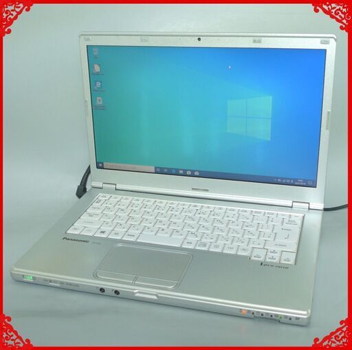 日本製 ノートパソコン 中古動作良品 14型ワイド Panasonic CF-LX3JDKCS 第4世代Core i5 8GB DVDRW 無線 Bluetooth Windows10 Office