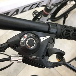 MACCE クロスバイク 白 ギア21変速 中古品 店頭展示品