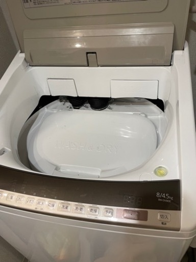 ビートウォッシュ　BW-DV80E 洗濯乾燥機