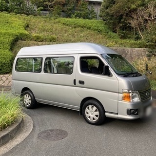 キャラバンバス！車いす移動車！バイク積載！キャンピング！低走行！...