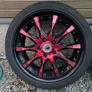 購入金額２７万円　アルミホイール　ワーク　シュバート特注品　２２５／４０／１８　ファイヤーマックス　再値下げ 購入金額27万円 アルミホイール ワーク シュバート特注品 225