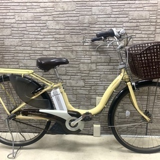 東京23区配達無料　新基準　ヤマハ　ナチュラ　新品バッテリー8.9Ah リチウム 電動自転車☆中古☆BS26