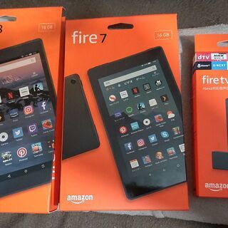 Amazon Fire タブレット Fire TV Stick 4K 3点SET (AZ) 真駒内の 
