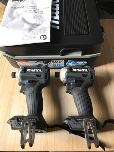 ★受渡済★マキタ 18V 充電式インパクトドライバー  TD171D 2台セット