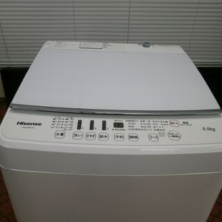 ID 986530 ハイセンス5.5Kg 2018年製 HW-G55A-W