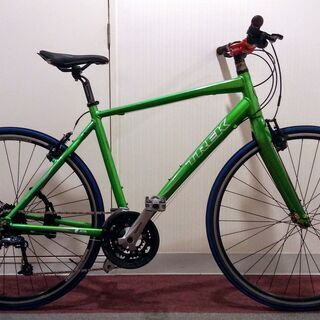 お安くしました！(仕様変更変更画像アップ) TREK 7.4FX 緑色 サイズ 22.5　体格の大きい方に向いてます。