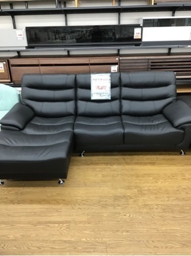 KJ-73【ご来店頂ける方限定】新入荷 アウトレット 本革 カウチ  