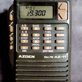 AZDEN 10mFM AZ-11 ハンディー機はいかが？