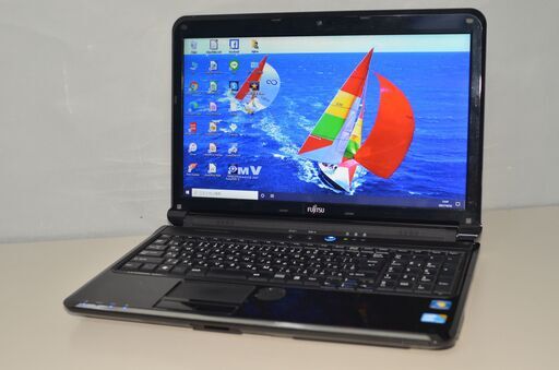 中古ノートパソコン Windows10+office AH53/C core i3-380Ｍ/大容量HDD640GB/4GB/15.6インチ/DVDマルチ/HDMI/無線/テンキー/便利ソフト多数