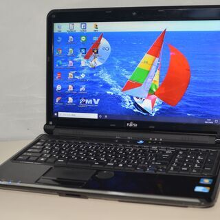 中古ノートパソコン Windows10+office AH53/C core i3-380M/大容量 