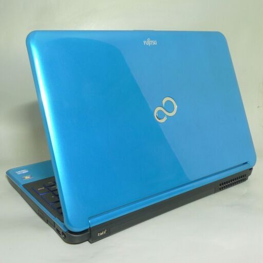 新品爆速SSD 中古美品 ブルー ノートパソコン 15.6型ワイド 富士通 AH56/H 第3世代Core i7 4コア 8GB Blu-ray 無線 Windows10 Office