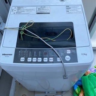 【ネット決済】Hisense製 洗濯機5キロ