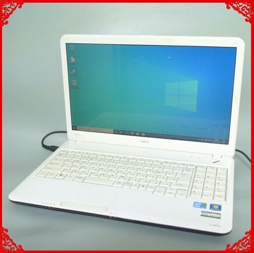 即使用可 ノートパソコン Windows10 中古良品 15型ワイド NEC LaVie PC-LS550BS3EW Core i5 4GB 500GB DVDマルチ 無線 Wi-Fi Office
