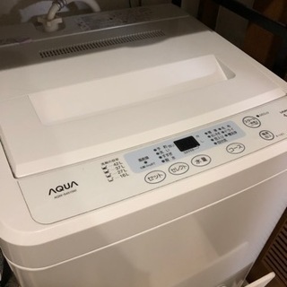 【ネット決済】洗濯機　(AQUA 縦型4.5L)