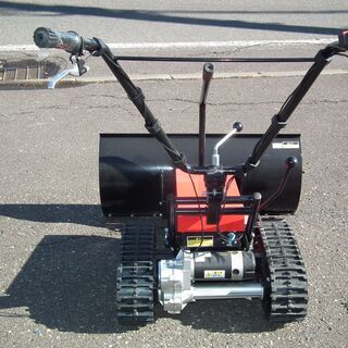 値下げしました！【紋別市発】電動　充電式　除雪機　電動ラッセル　舗装路面向き　　充電式　小型電動除雪機　雪ドーザー　２～３回使用　中古美品　作動確認済み