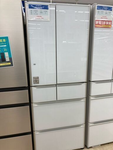 HITACHI 6ﾄﾞｱ冷蔵庫 R-XG5100G 2017年製