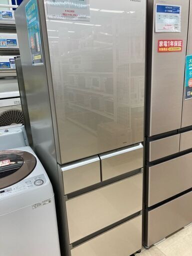 【残りわずか】 Panasonic 2014年製 NR-E438TG-N 5ﾄﾞｱ冷蔵庫 冷蔵庫