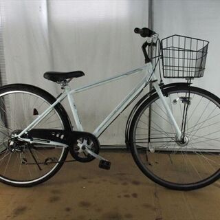 B524☆9500円スタート☆ 整備済み 中古自転車 クロス LEDオートライト