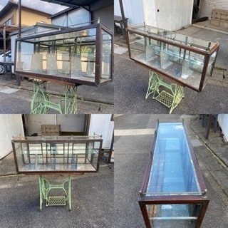 値下げ！鉄のアンティークショーケース