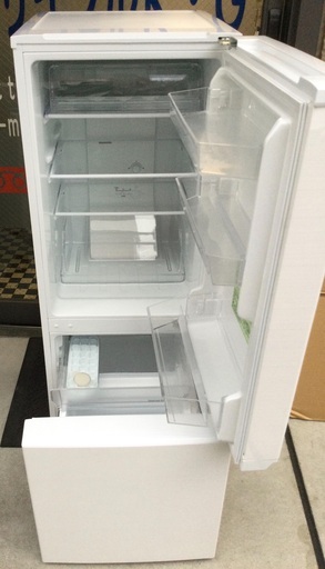 RKGRE-738】特価！アイリスオーヤマ/156L 2ドア冷凍冷蔵庫/AF156Z-WE