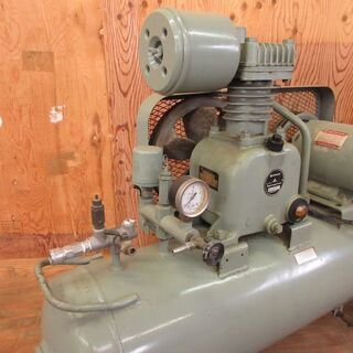 日立 エアーコンプレッサー 1.5P-9.5T 50Hz ベビコン タンク 70 電源 200V 小型空気圧 エアー トキコ 電動工具 車屋 塗装 中古 宮城 日立 エアーコンプレッサー 1.5P-9.5T 50Hz ベビコン タンク 70 電源