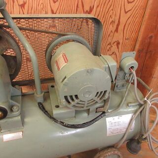 日立 エアーコンプレッサー 1.5P-9.5T 50Hz ベビコン タンク 70 電源