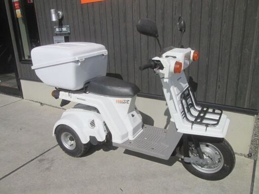 ★セール！１５万円！ジャイロX　２サイクル　後期型！　セル１　実働車★大型リアボックス付き！TD01　ジャイロ ☆セール！15万円！ジャイロX 2サイクル 後期型！ セル1 実働車☆