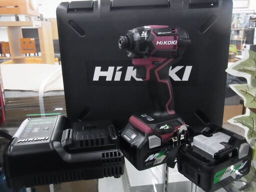 千葉県富里市 リサイクルショップ セコンドハンド 未使用品 Hikoki ハイコーキ 36Vコードレスインパクトドライバー WH36DC2XPR フレアレッド 税込￥38,500-