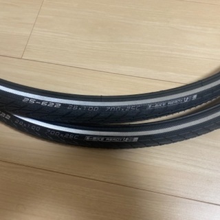 🉐【未使用】ロードバイク用タイヤ 700C×25C 2本セット【...