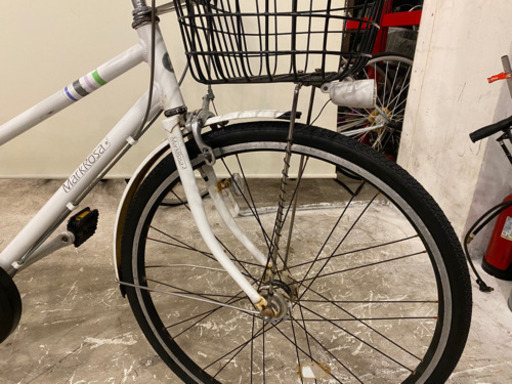 ブリヂストンMarkRosa ホワイト LEDオートライト 6段変速