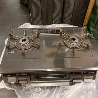 ☆ジモティ割あり☆ Rinnai 都市ガス ガステーブル KGM64BK2L 19年製