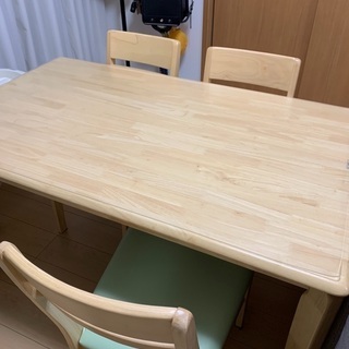 【お取引中】ダイニングテーブル　4人掛け