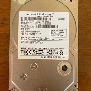 HDD 2点セット 320GB 7200rpm
