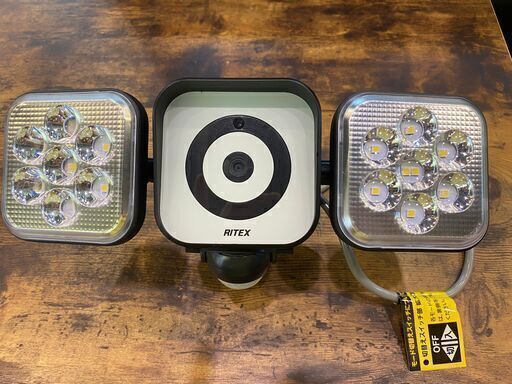 【愛品館八千代店】未使用品RITEX2020年製LEDセンサーライト防犯カメラC-AC8160