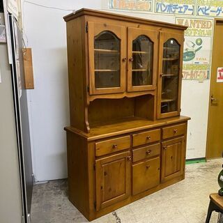 【愛品館 江戸川店】コスガ キッチンボード 食器棚 ID:155-018170-007