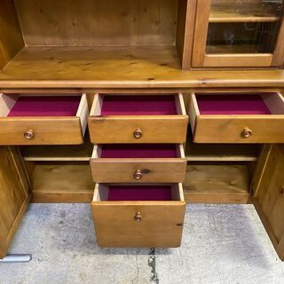 【愛品館 江戸川店】コスガ キッチンボード 食器棚 ID:155-018170-007