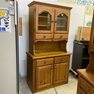 【愛品館 江戸川店】コスガ家具 キッチンボード 食器棚 ID:155-018169-007