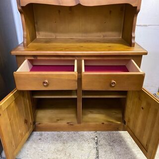 【愛品館 江戸川店】コスガ家具 キッチンボード 食器棚 ID:155-018169-007