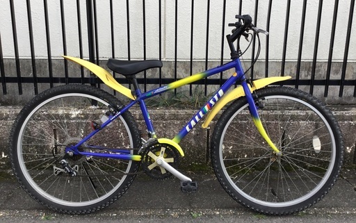 ＜美品車＞CALLISTO カリスト・OLDクロモリ・マウンテンバイク26インチ・3×6・18段変速・整備・お手入れ済・不要自転車無料引取りあり