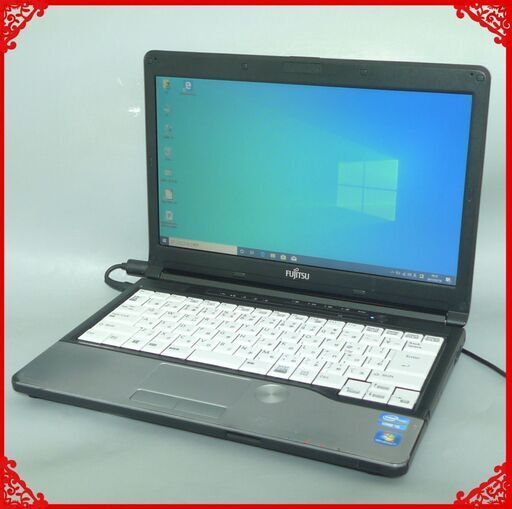 中古良品 日本製 ノートパソコン 13.3型ワイド FUJITSU 富士通 S762/F 第3世代 i5 8GB DVDRW 無線 Wi-Fi Windows10 Office 即使用可