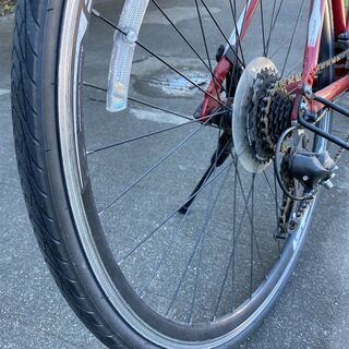 クロスバイク PRECISION SPORTS 700×28C 470mm レッド