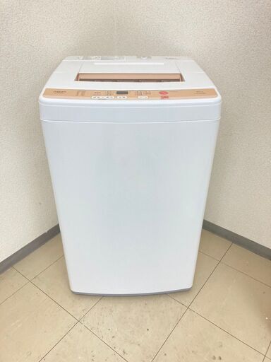 【美品】【地域限定送料無料】洗濯機   AQUA 5kg 2016年製  ASA102211