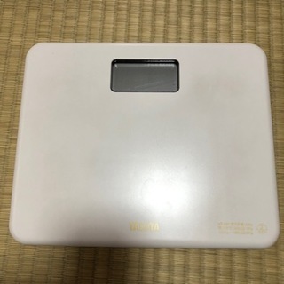 【ネット決済・配送可】タニタ 体重計 ホワイト