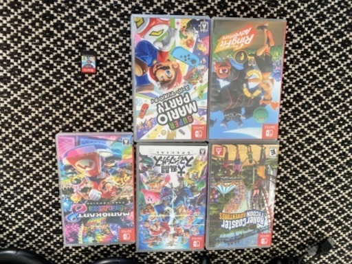 中古　Nintendo Switch　本体一式+ ソフトx6 +α