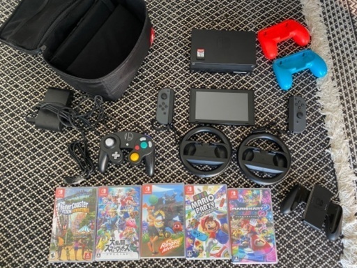 中古　Nintendo Switch　本体一式+ ソフトx6 +α