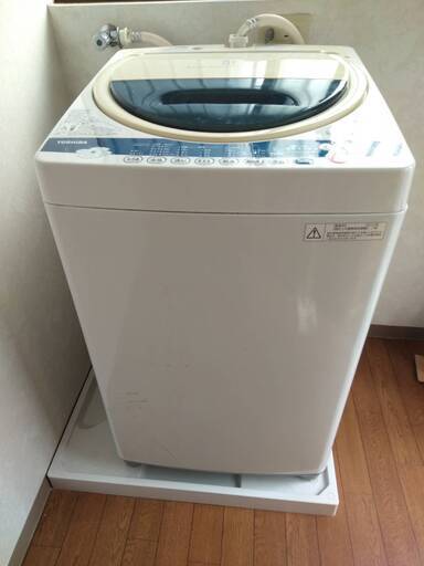 TOSHIBA 東芝 全自動洗濯機 6.0kg  ピュアホワイト AW-60GK 2012年製　直接取引歓迎　取り置き無料 愛知県岡崎市から