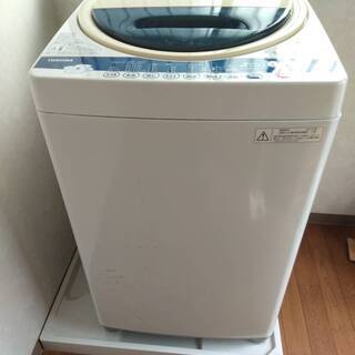 TOSHIBA 東芝 全自動洗濯機 6.0kg  ピュアホワイト...