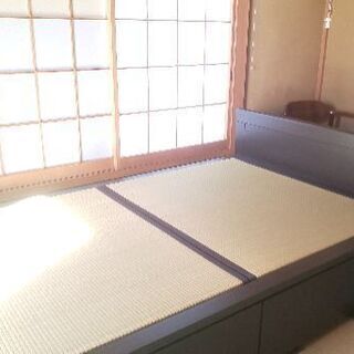 本日12 1 取りに来てくれる方限定 譲ります ニトリ 畳ベッド セミダブル なおみ 川崎のベッド ダブルベッド の中古あげます 譲ります ジモティーで不用品の処分